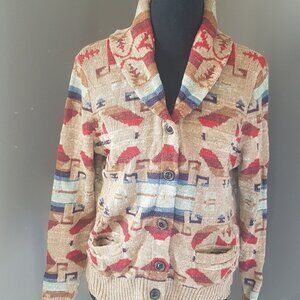 Ralph Lauren Navajo Print Sweater. Women's XL.